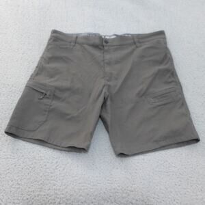 Wrangler Shorts Mens 40 ATG Gray Lightweight Cargo Hiking Outdoor Pockets